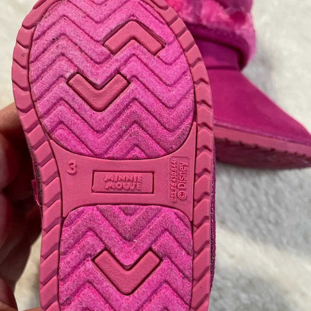 Minnie Mouse Infant Pink Size 3 Boots